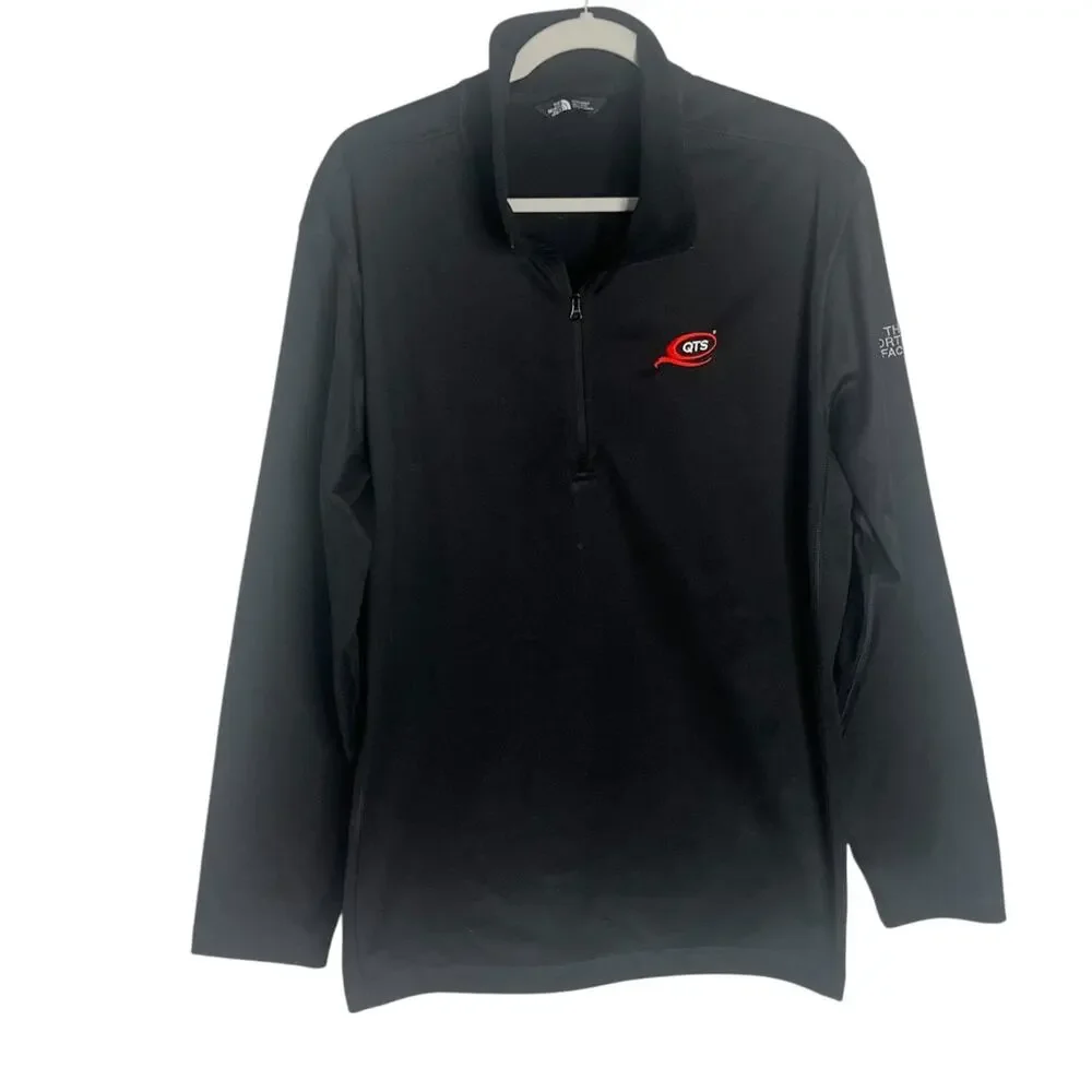 The North Face 1/4 Zip Logo Pullover Shirt Jacket Men’s XL Black Personalized